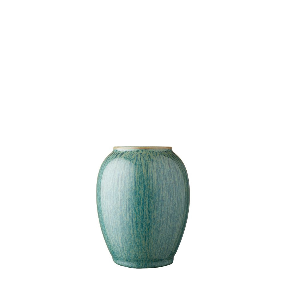 Bitz - Stoneware Vase - 12.5 cm - green