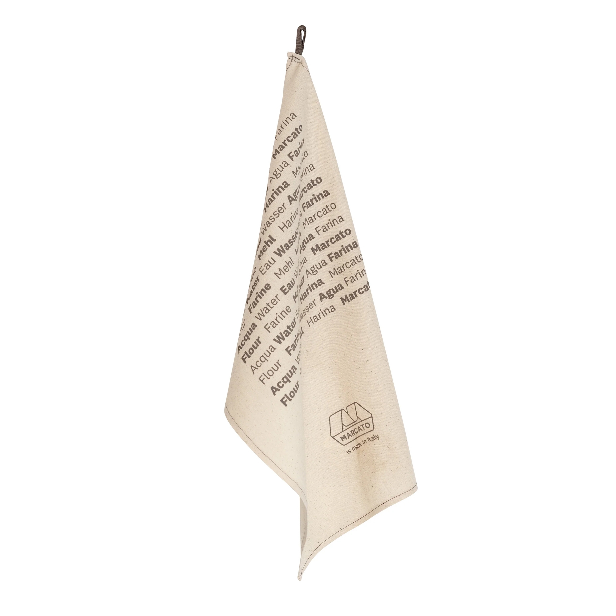 Marcato - Tea towel “Water and flour” - Ivory