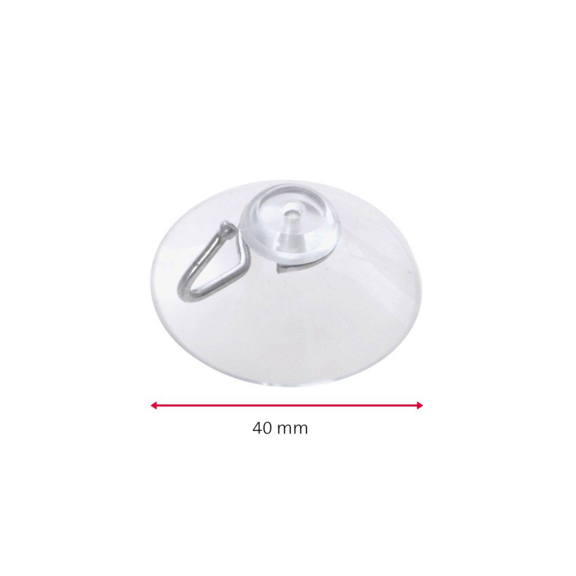 Westmark - 3 Saughaken, transparent, ø 40 mm Westmark - 3 Saughaken, transparent, ø 40 mm