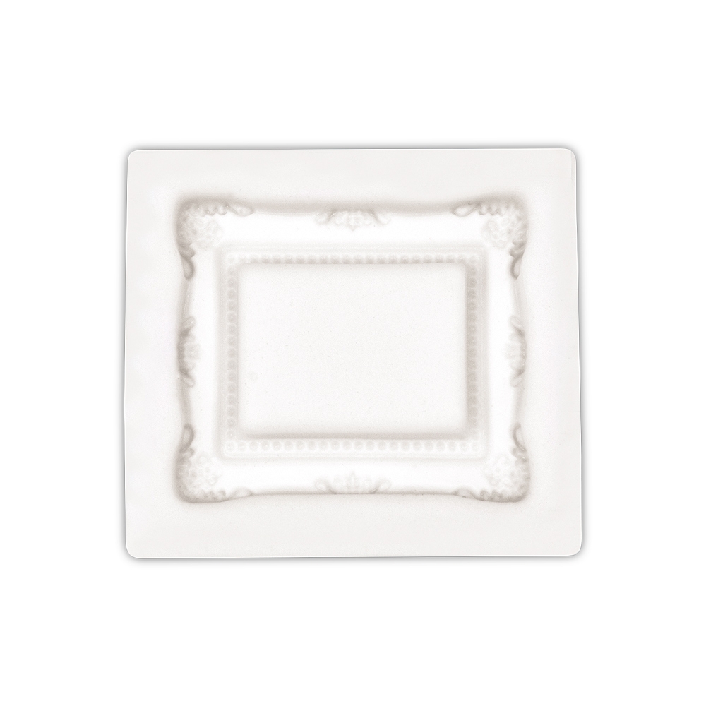 Städter - Fondant mould - Picture frame - 6,5 cm - relief shape