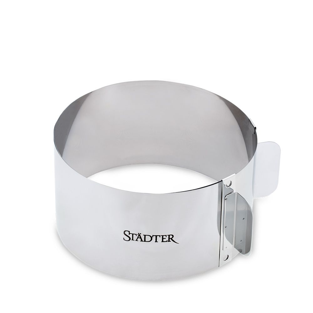 Städter - Cake ring round - ø 15–30 cm / H 9 cm - adjustable Städter - Cake ring round - ø 15–30 cm / H 9 cm - adjustable