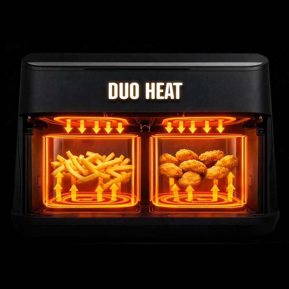 Gastroback - Multi Hot Air Fryer Duo Family 9 L