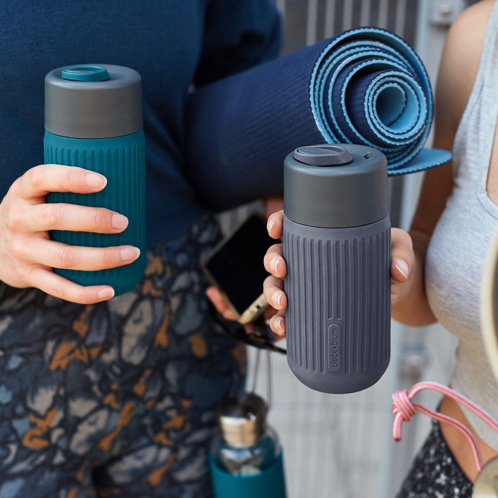 black+blum - Glas To-Go Becher, 340 ml
