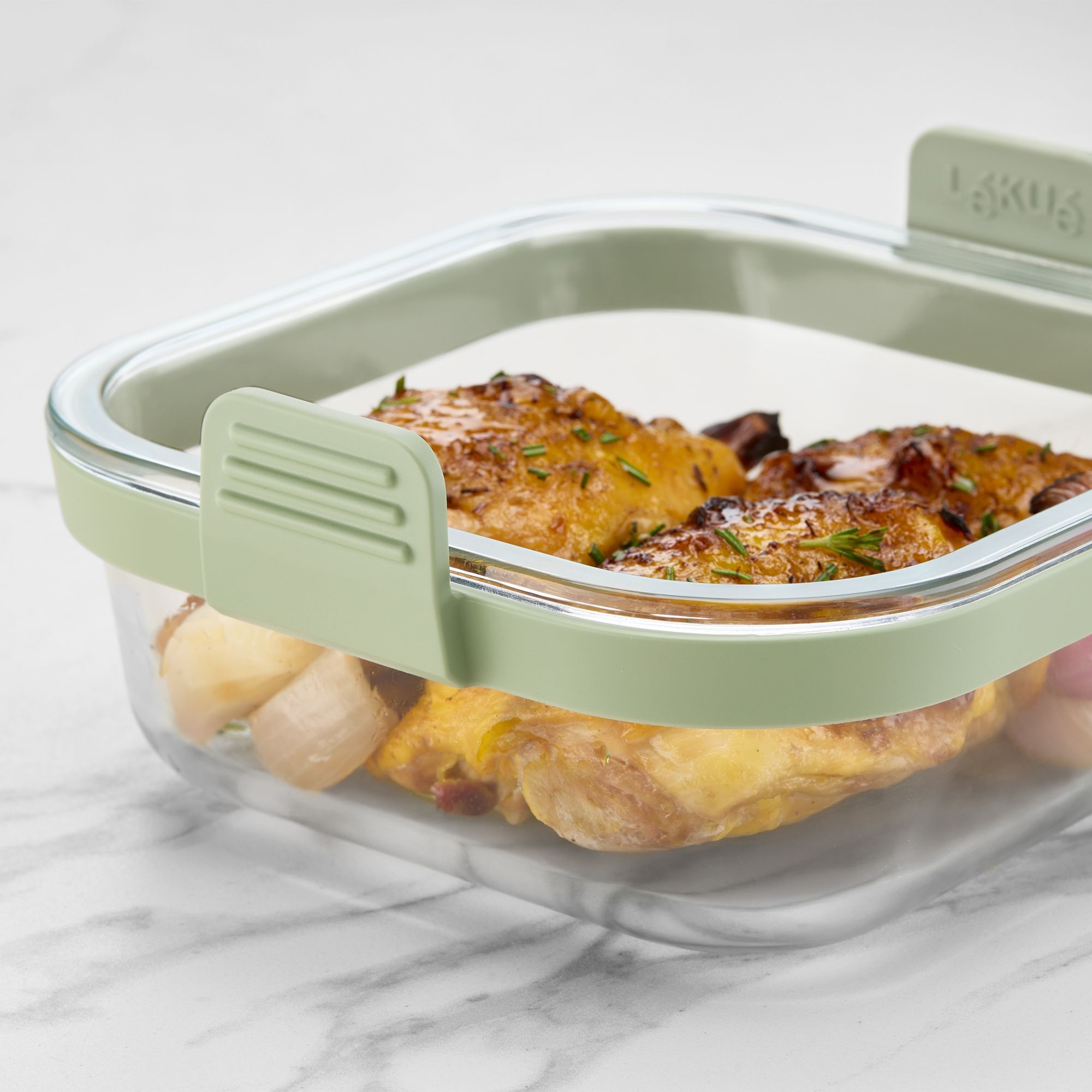 Lékué - Square Air fryer Glass Dish