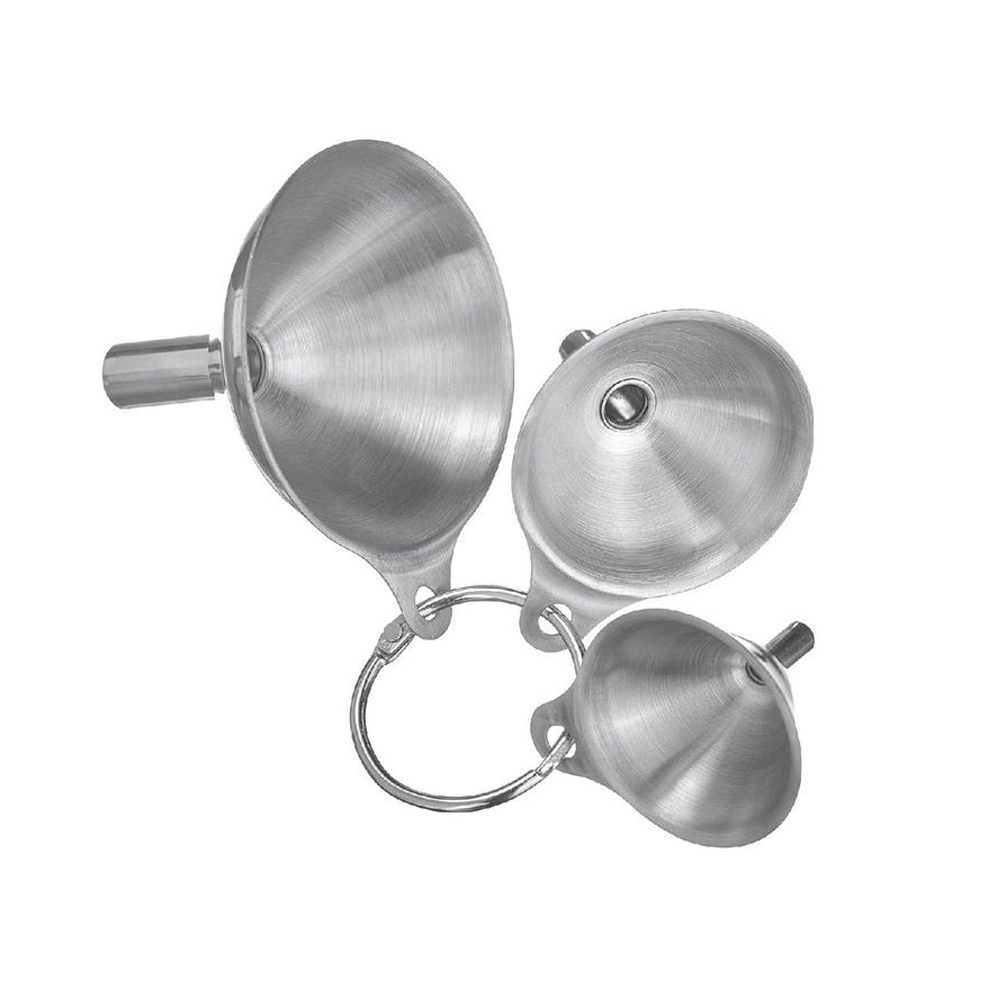 Westmark - Funnel set »Mini«, 3 pieces, stainless steel