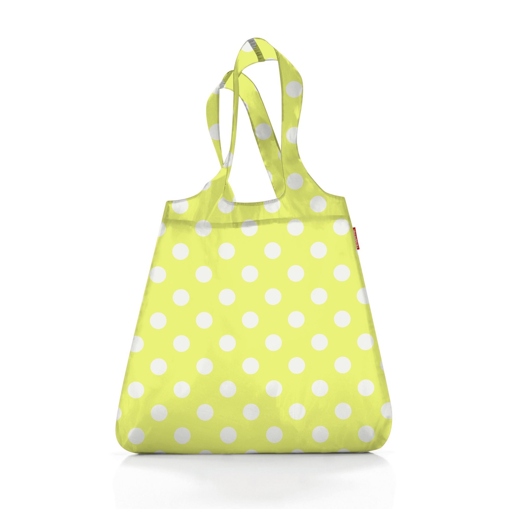 reisenthel - mini maxi shopper -  dots white lemon reisenthel - mini maxi shopper -  dots white lemon