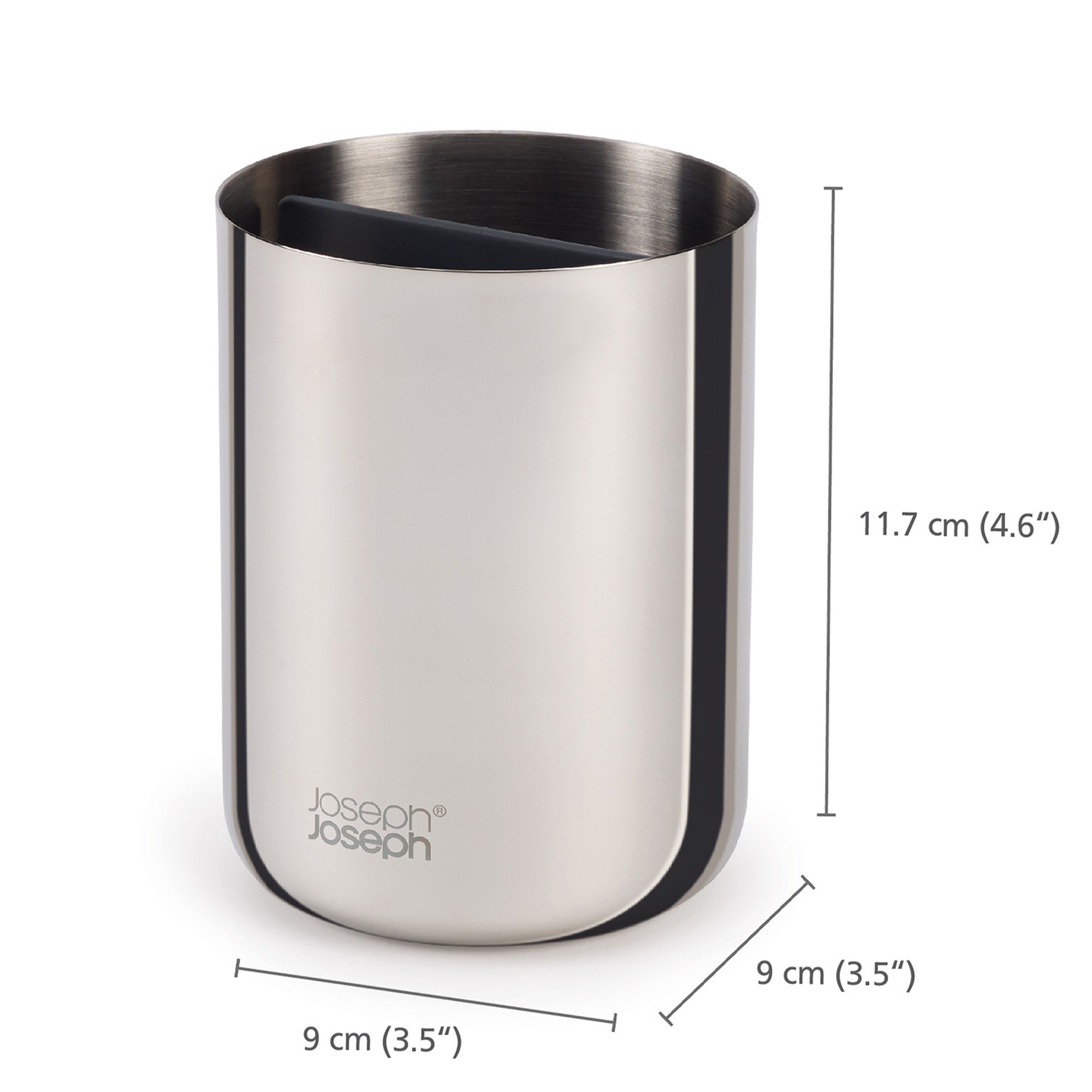 Joseph Joseph - EasyStore™ Luxe Stainless-steel Toothbrush Caddy Joseph Joseph - EasyStore™ Luxe Stainless-steel Toothbrush Caddy