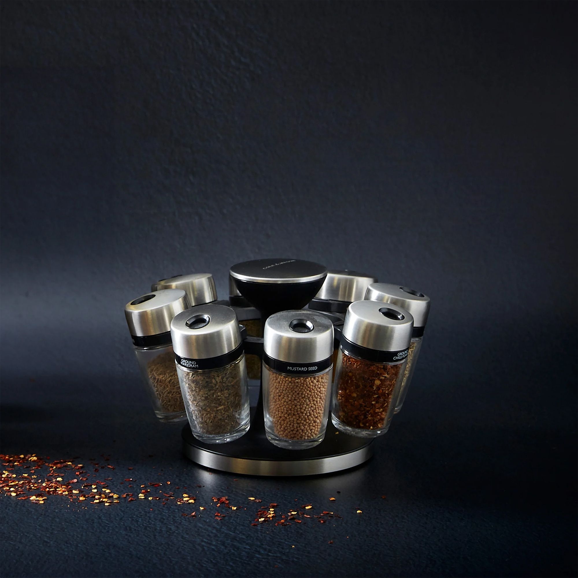 COLE & MASON - Hudson Herb & Spice Rack 8 Jar