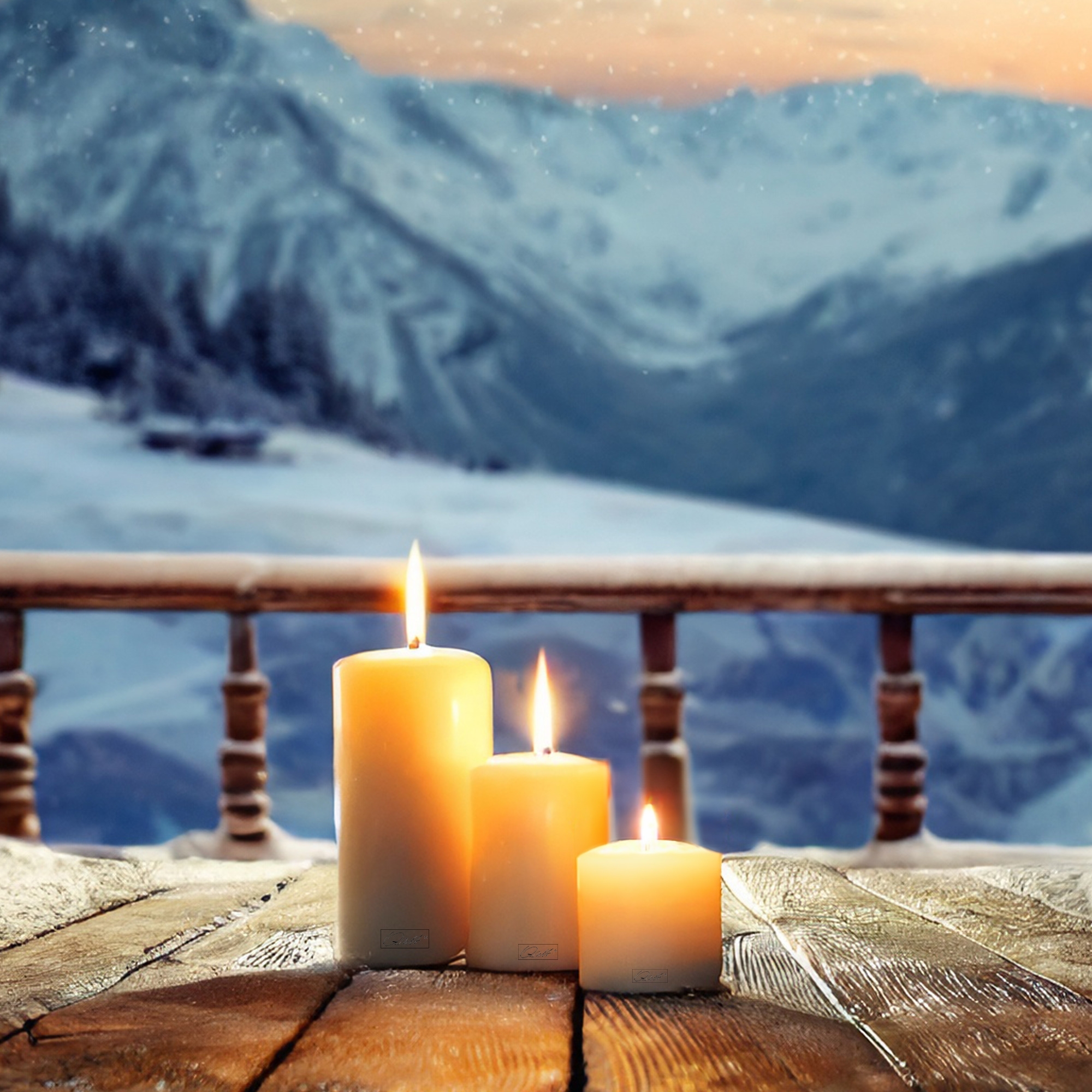 Qult Farluce Classic Metallic - Teelichthalter in Kerzenform - Kupfer