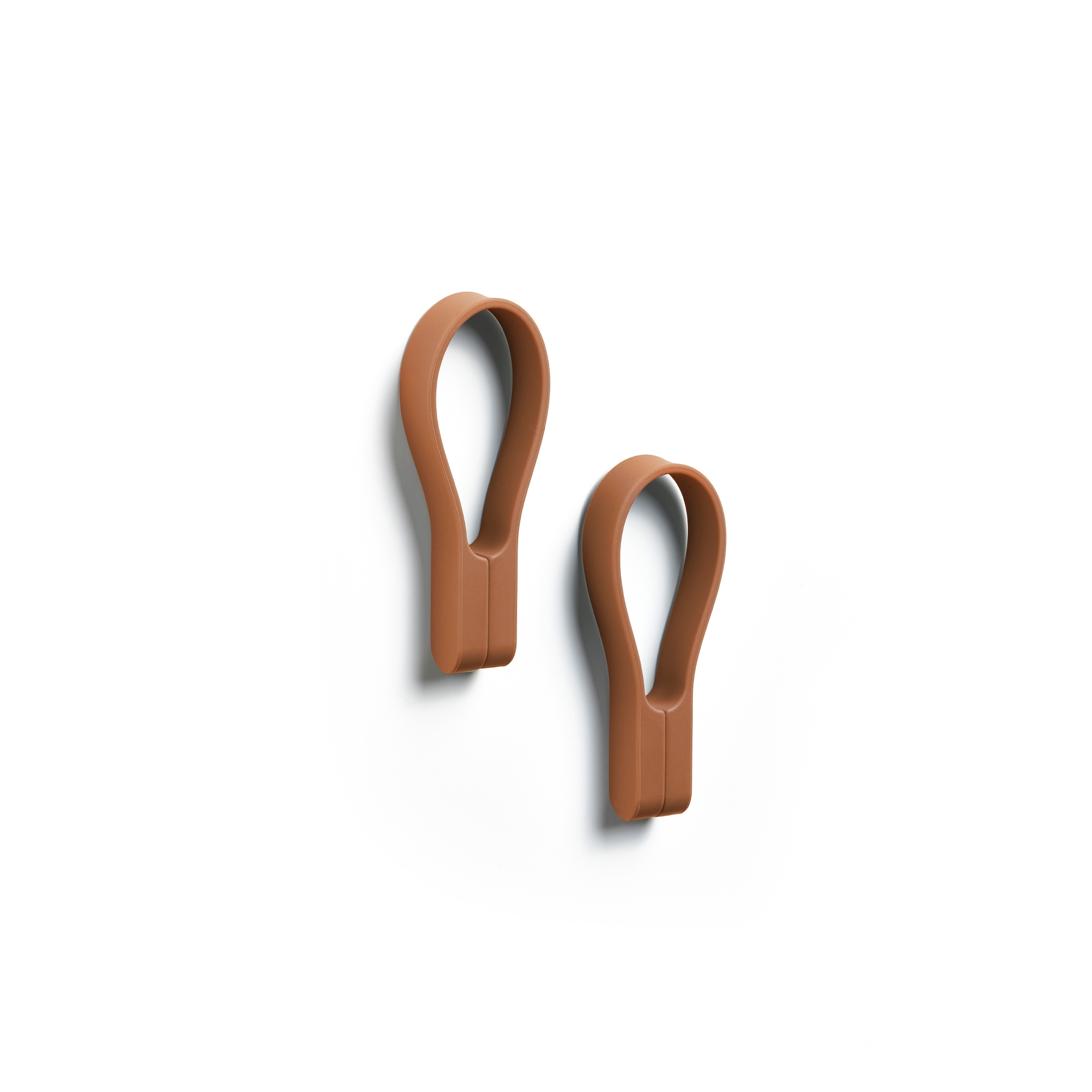 Zone - Loop magnet Handtuchhalter 2 Stk. - Terracotta