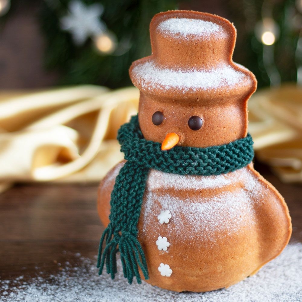 Städter - We-Love-Baking Schneemann - 19 x 21 x 12 cm - 3D-Backform