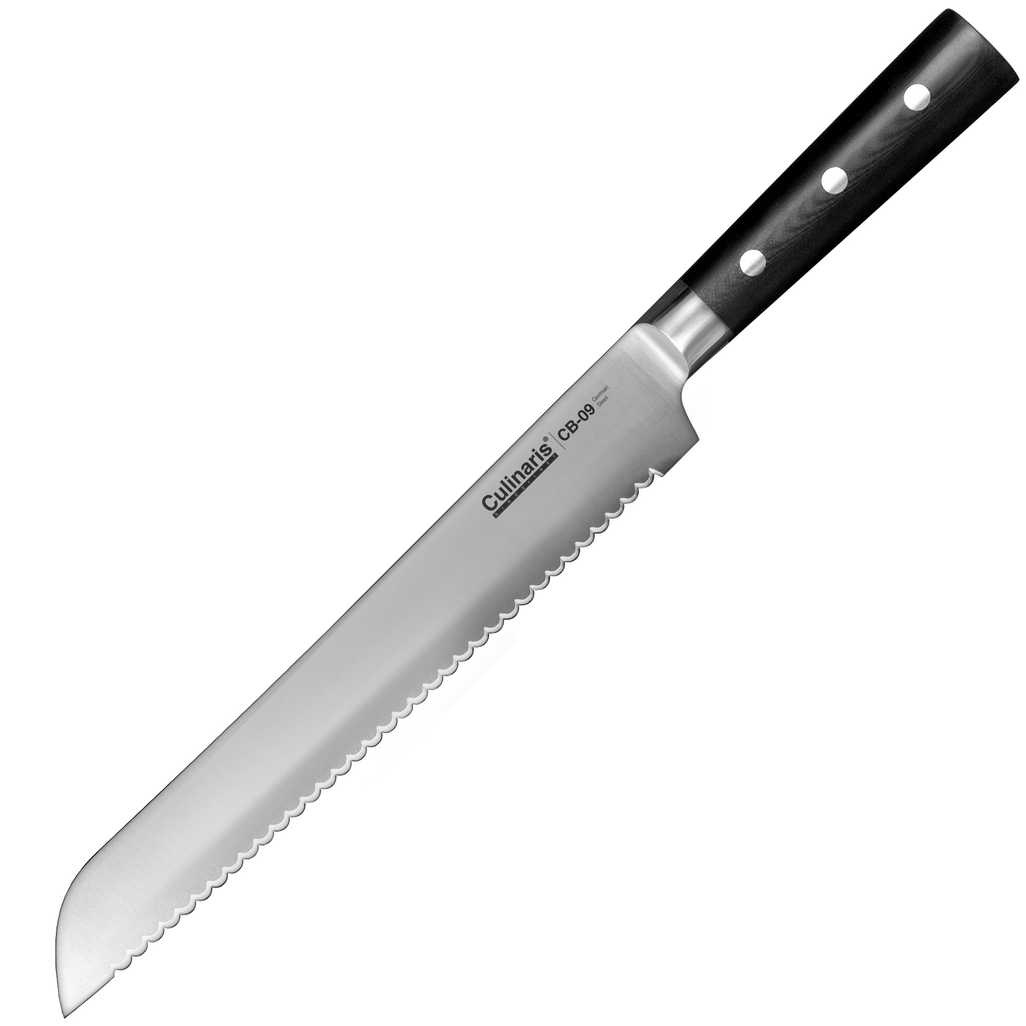 Culinaris - Bread Knife double-sided sharpened blade 25 cm