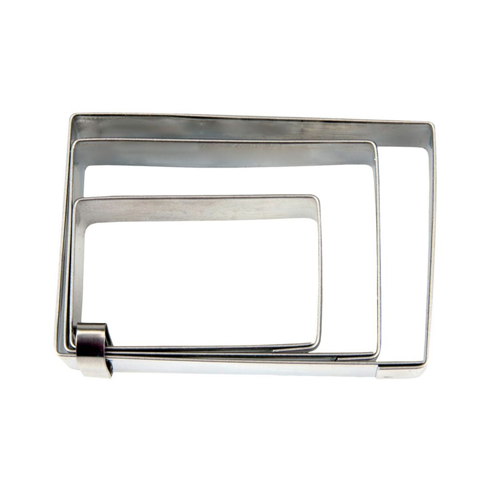 Städter - Cookie Cutter Rectangle smooth - 4.5 / 6 / 7.5 cm