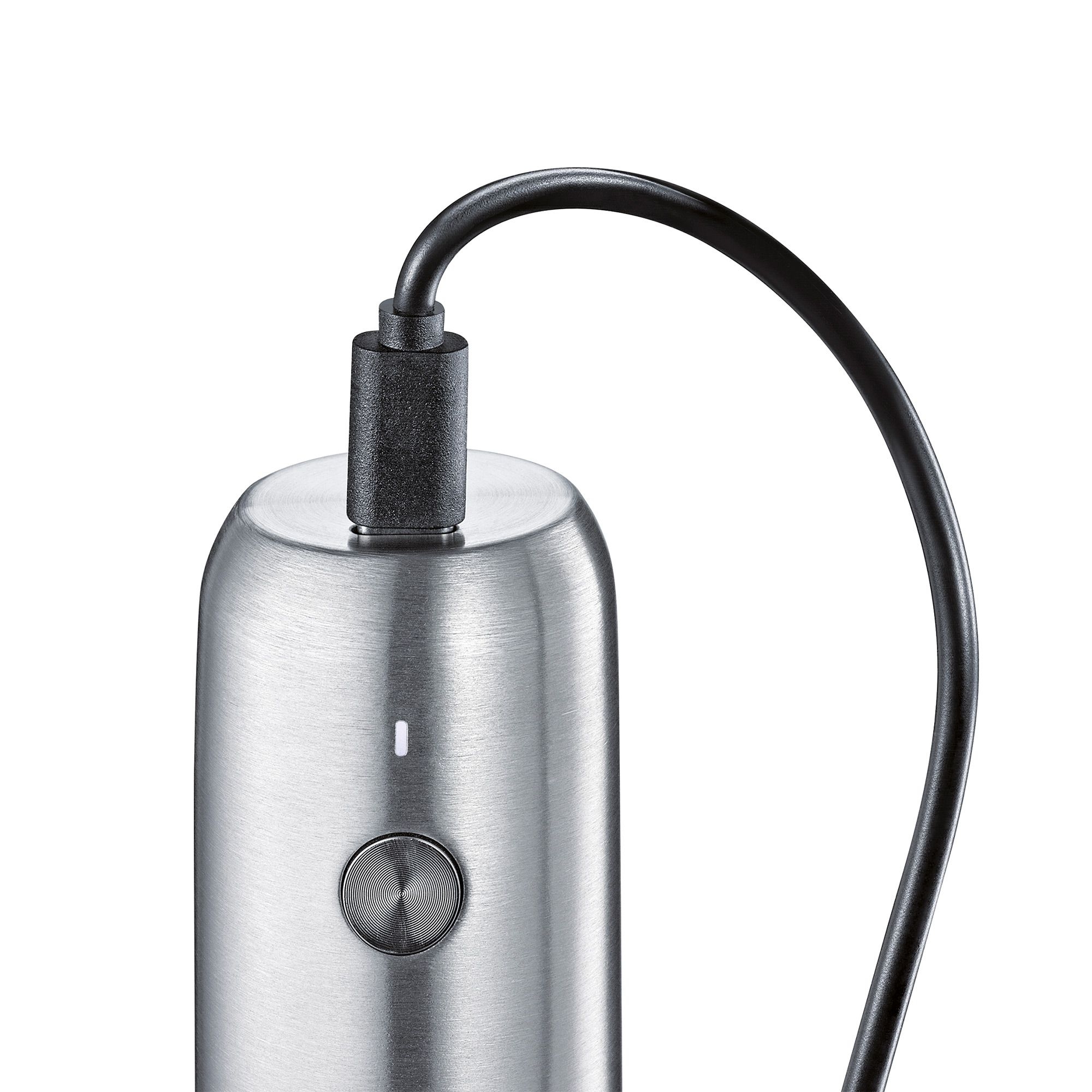 Zassenhaus - Pepper mill KÖLN - electric 14cm stainless steel Zassenhaus - Pepper mill KÖLN - electric 14cm stainless steel