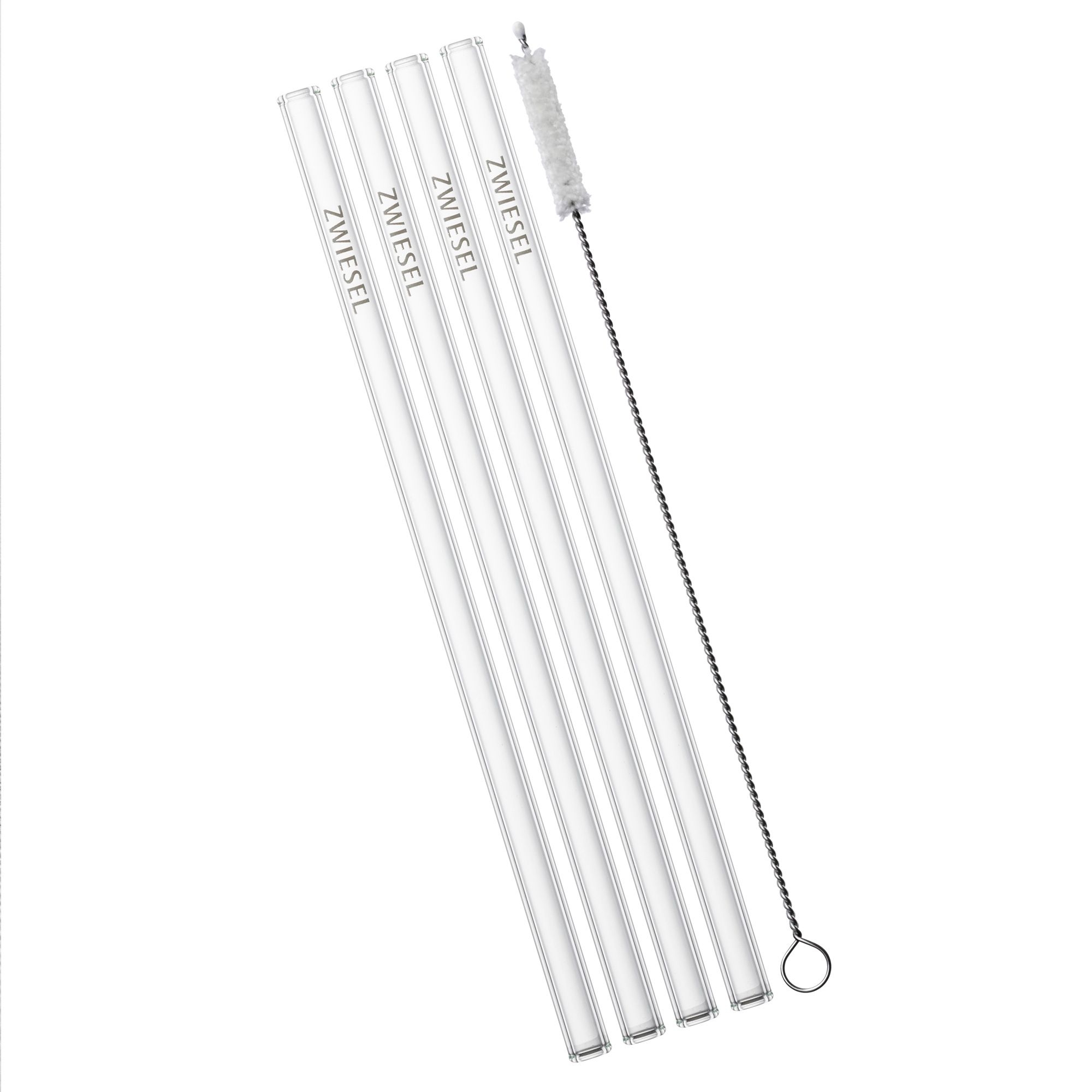 Schott Zwiesel - Set of 4 glass straws - long Schott Zwiesel - Set of 4 glass straws - long