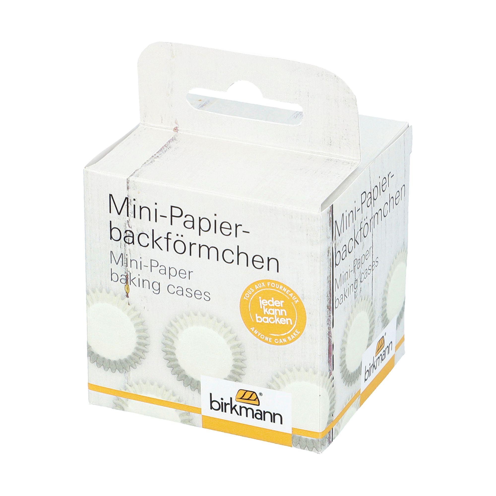 RBV Birkmann - Mini paper baking cups - 100 pieces - white