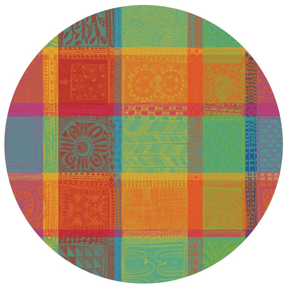 Garnier-Thiebaut Tablecloth - Mille Wax Creole - oB