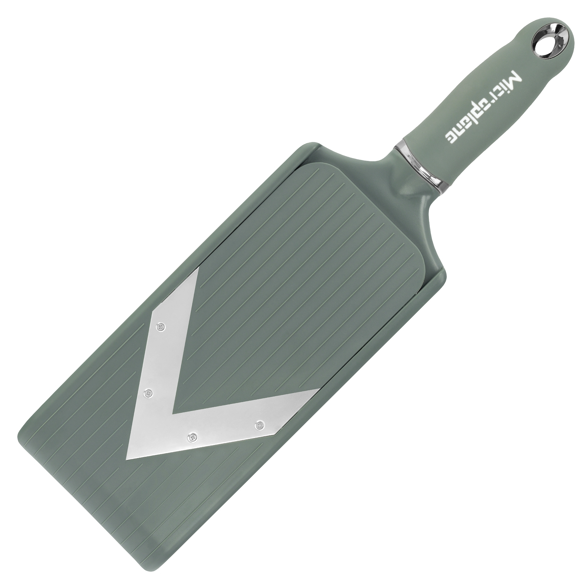 Microplane - Adjustable Slicer with V-Blade PureCut | Eucalyptus Green