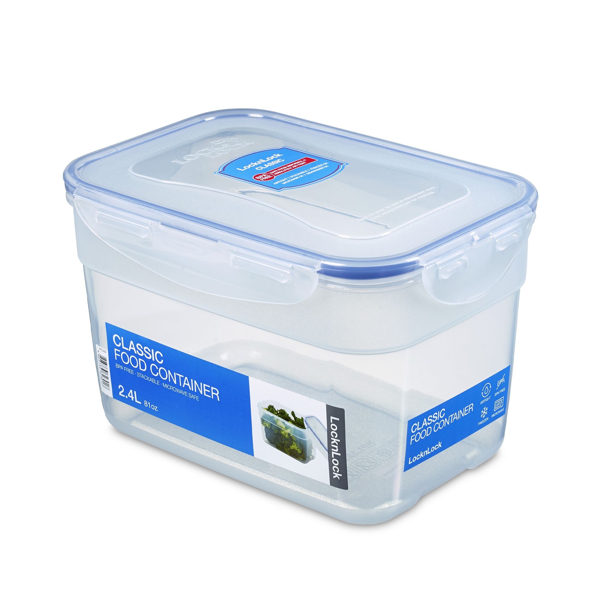 LocknLock - Frischhaltedose PP CLASSIC, rechteckig, 2,4 Liter