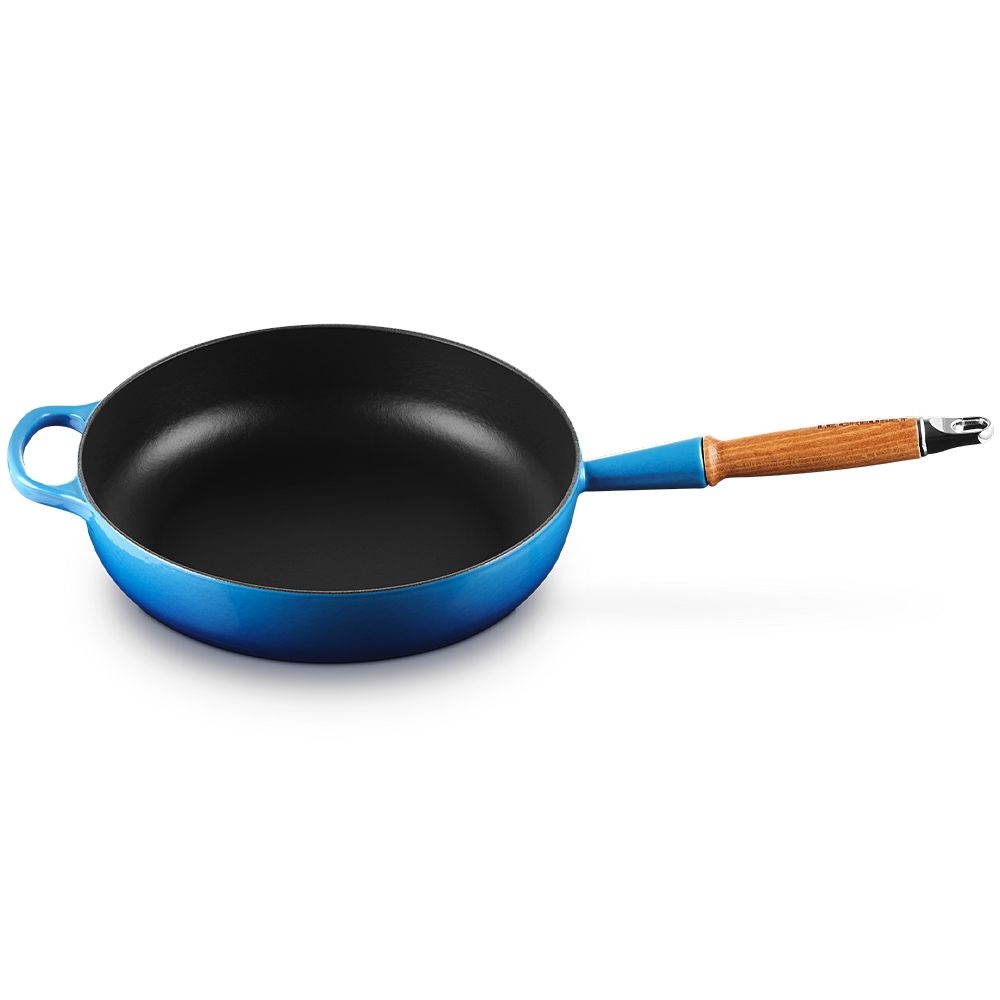 Le Creuset - Sauté Pan with wooden handle 28 cm Le Creuset - Sauté Pan with wooden handle 28 cm