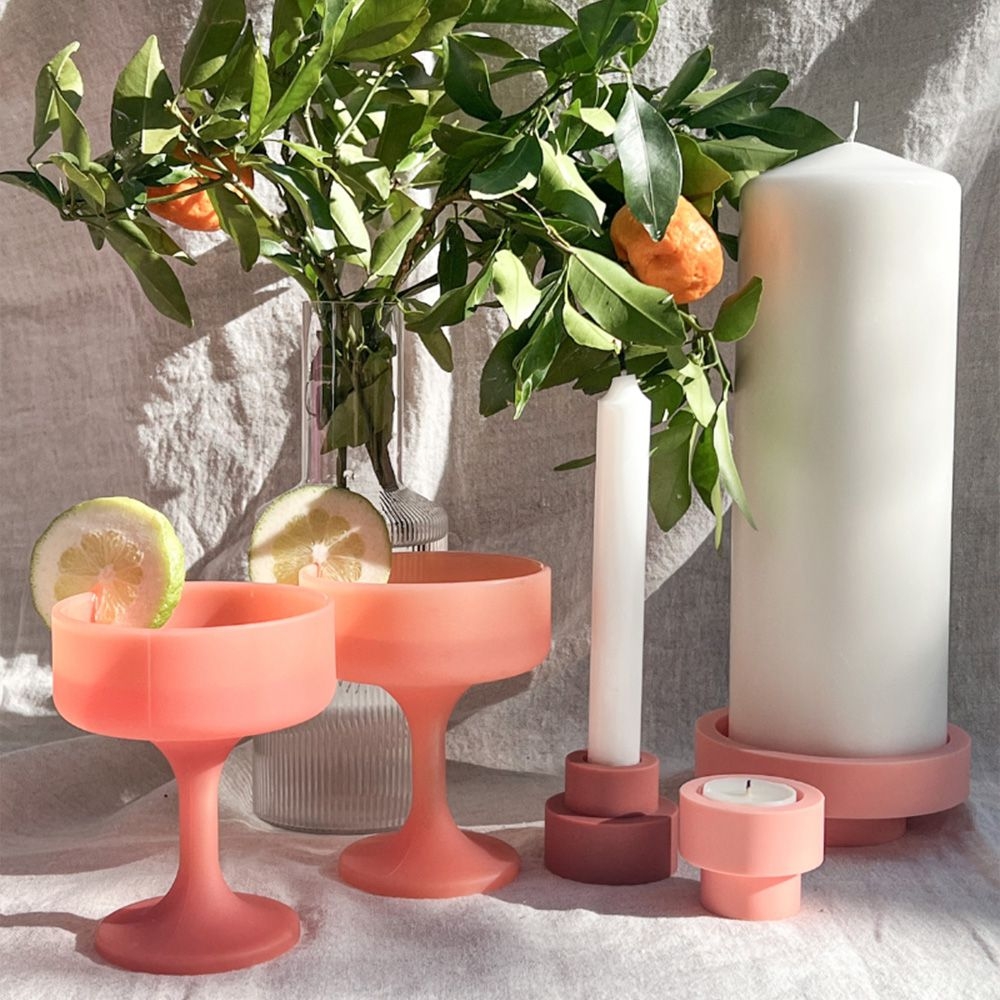 Porter Green - Cocktail Coupe MECC 290 ml Set - terra & peach
