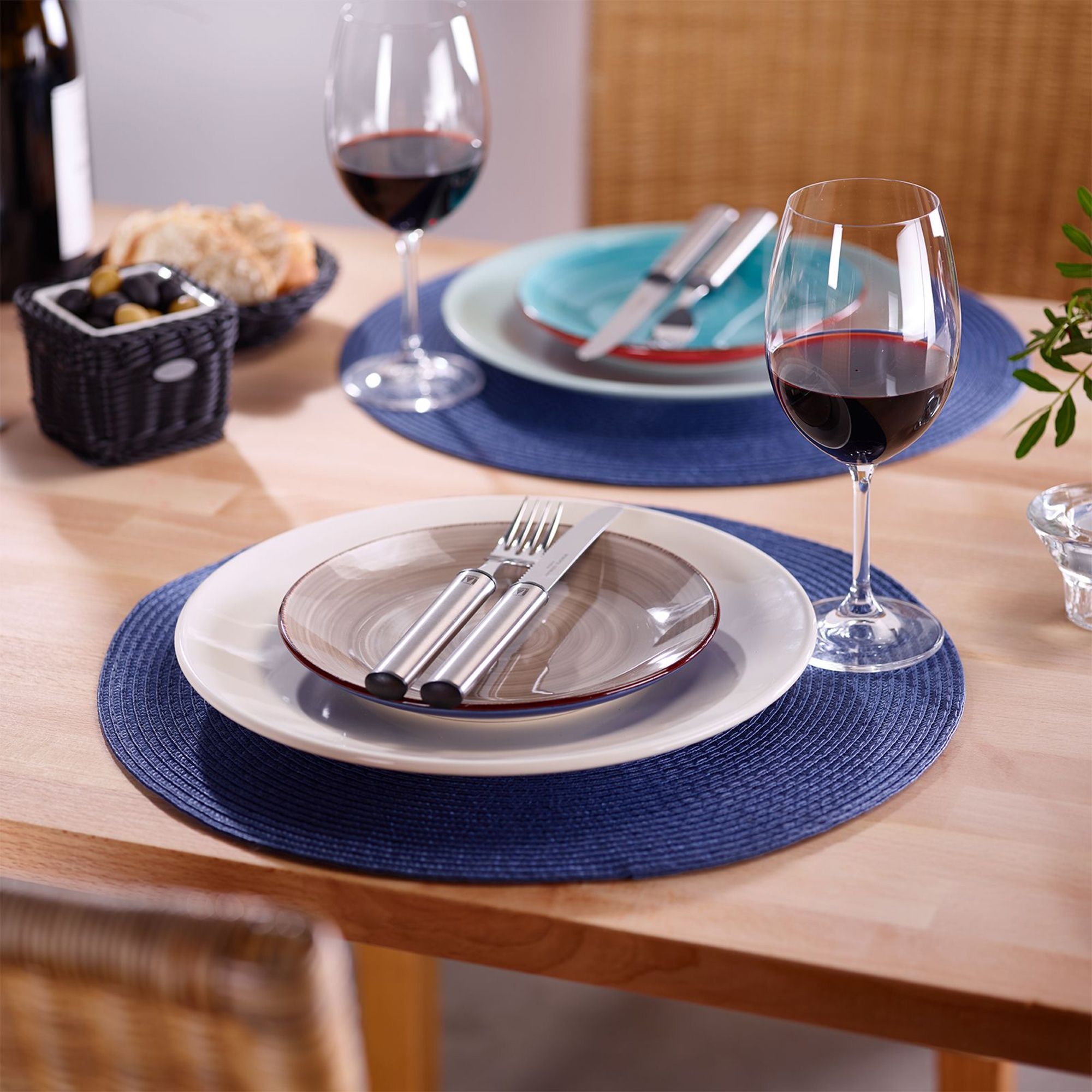 Westmark - Tischset »Circle«, rund Ø 38 cm, blau