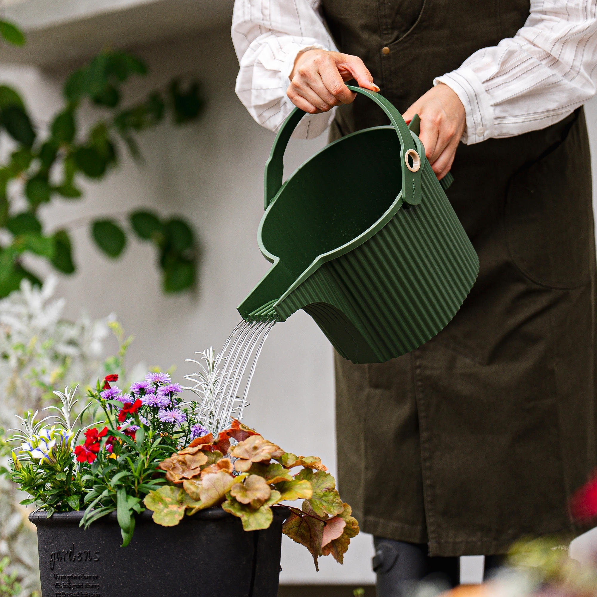 Hachiman - Watering can  1,5 L Garden Beetle | Dark green