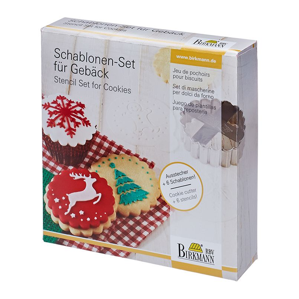 BR Schablonen-Set Weichnachten 7tlg