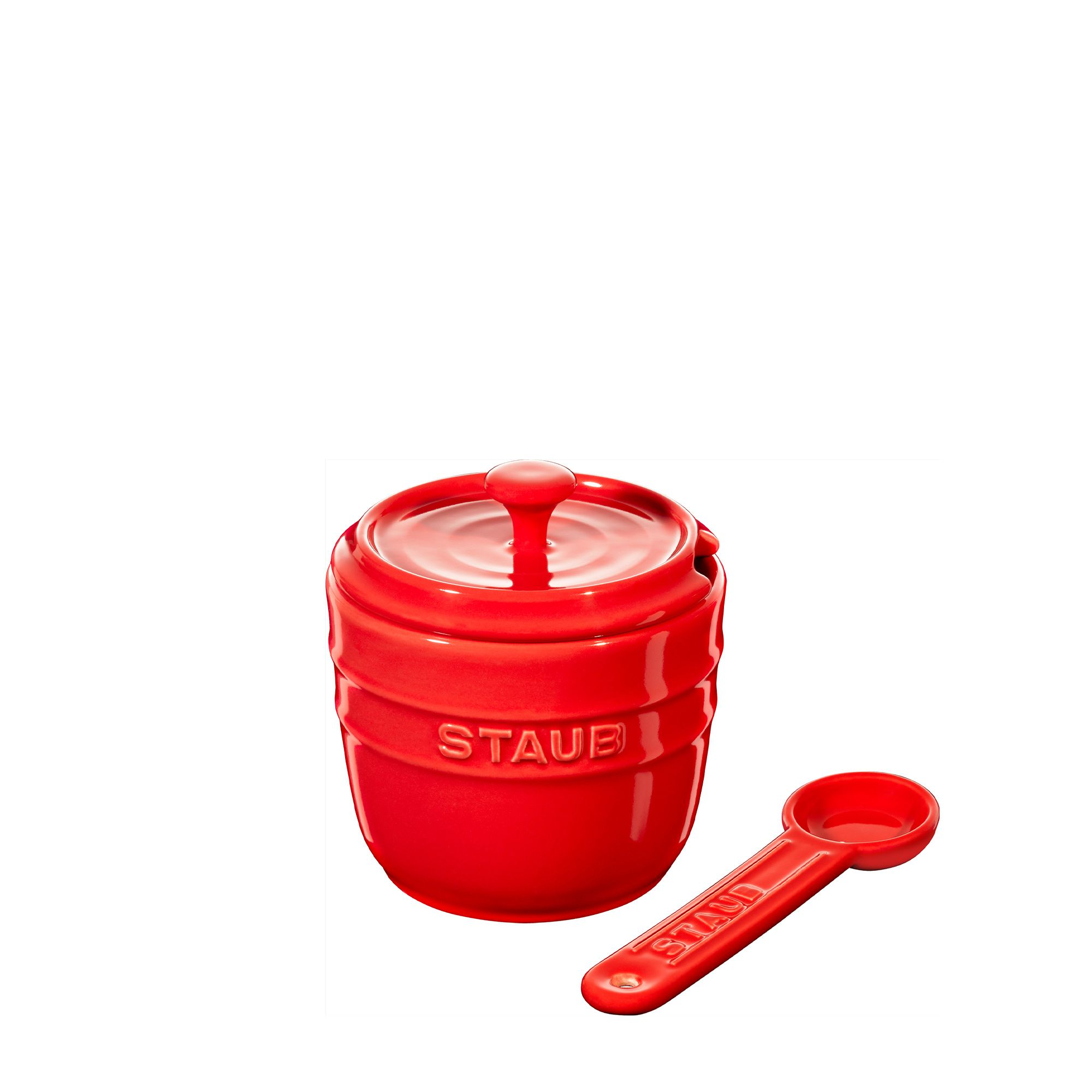 STAUB - Ceramique Zuckerdose | 9 cm | kirschrot