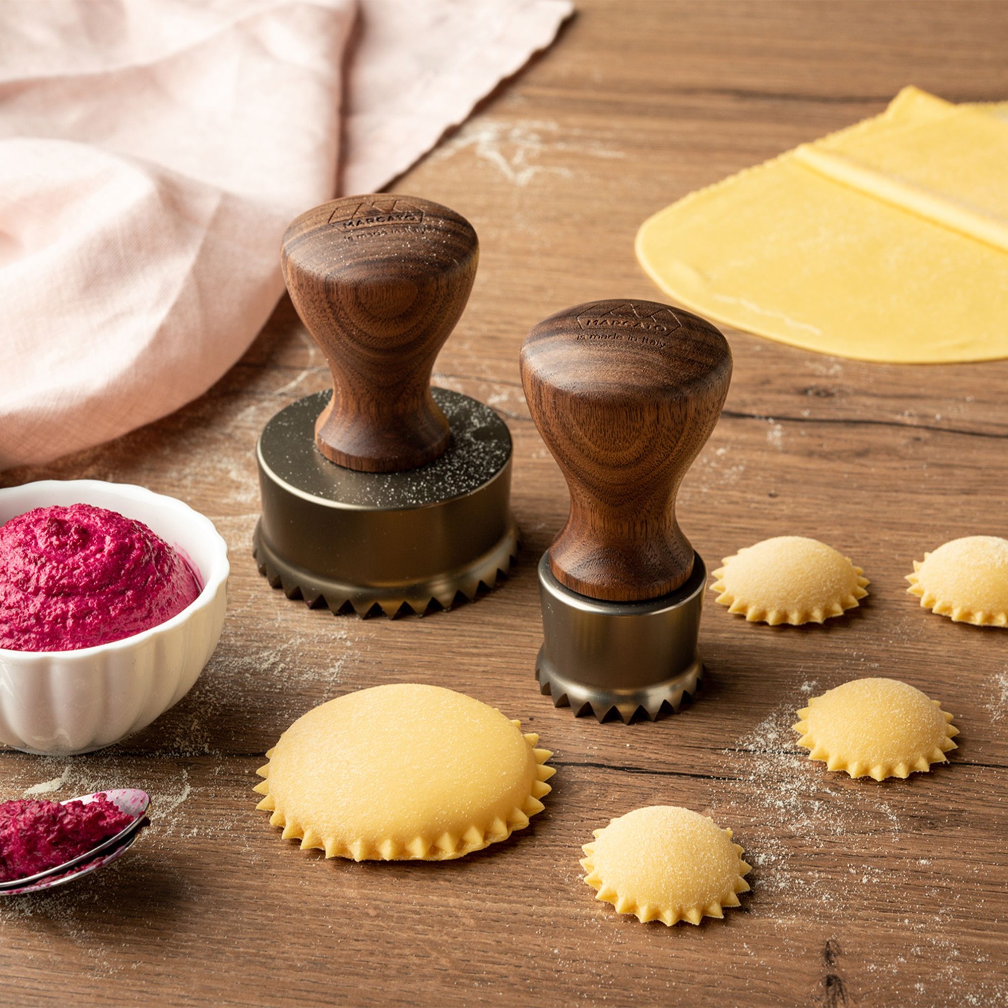 Marcato - Ravioli Ausstecher Round Zickzackrand  - 38 mm