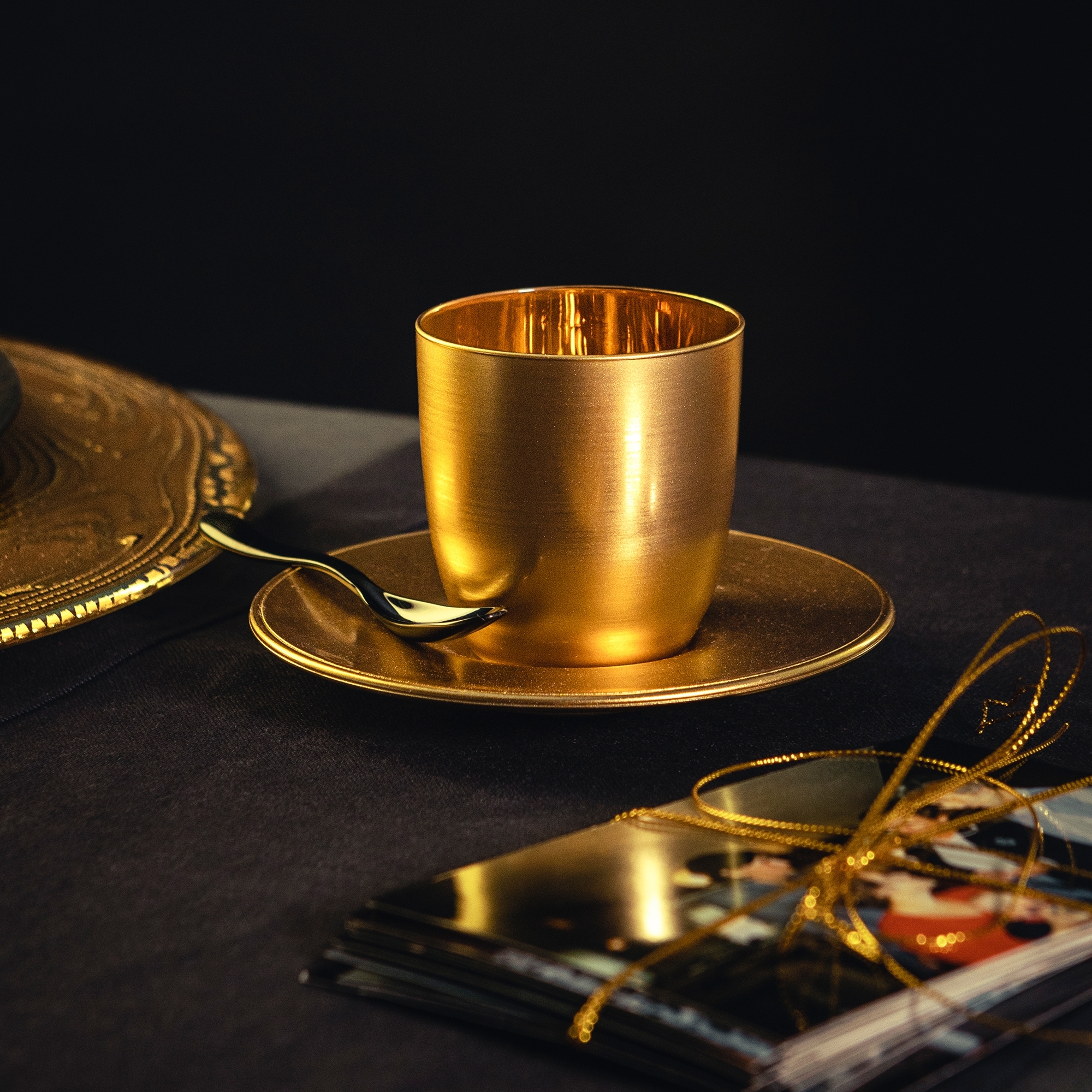 Eisch – COSMO COLLECT espresso set, gold