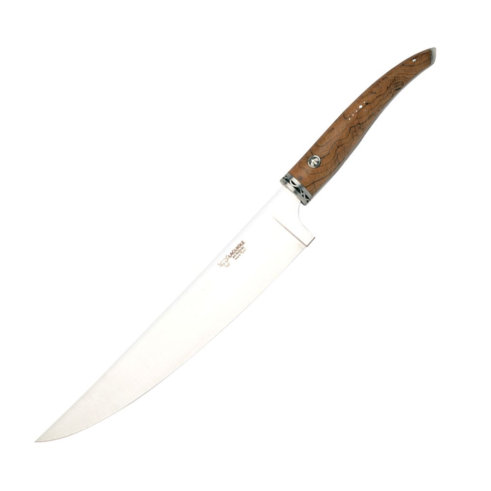 Laguiole - Messerblock + 6 Messer Gourmet Teakholz