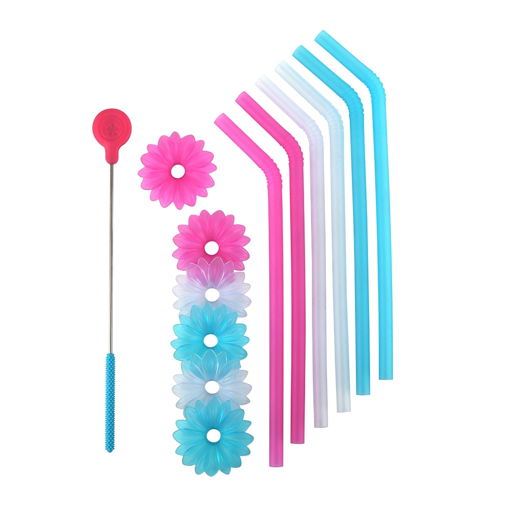 Kochblume - Drinking straw long 6er-set + brush Kochblume - Drinking straw long 6er-set + brush