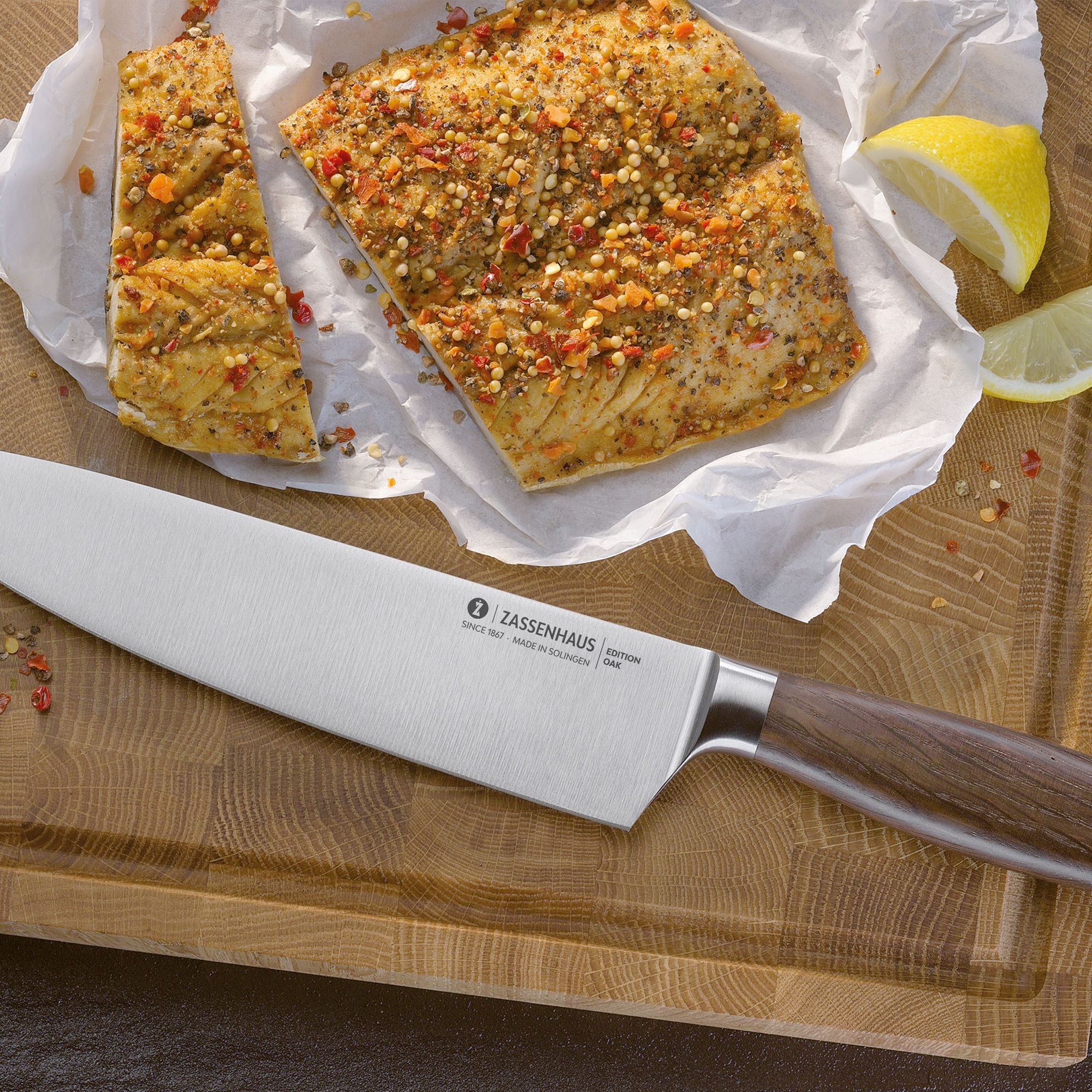 Zassenhaus - Kochmesser 21cm  - EDITION OAK Zassenhaus - Kochmesser 21cm  - EDITION OAK