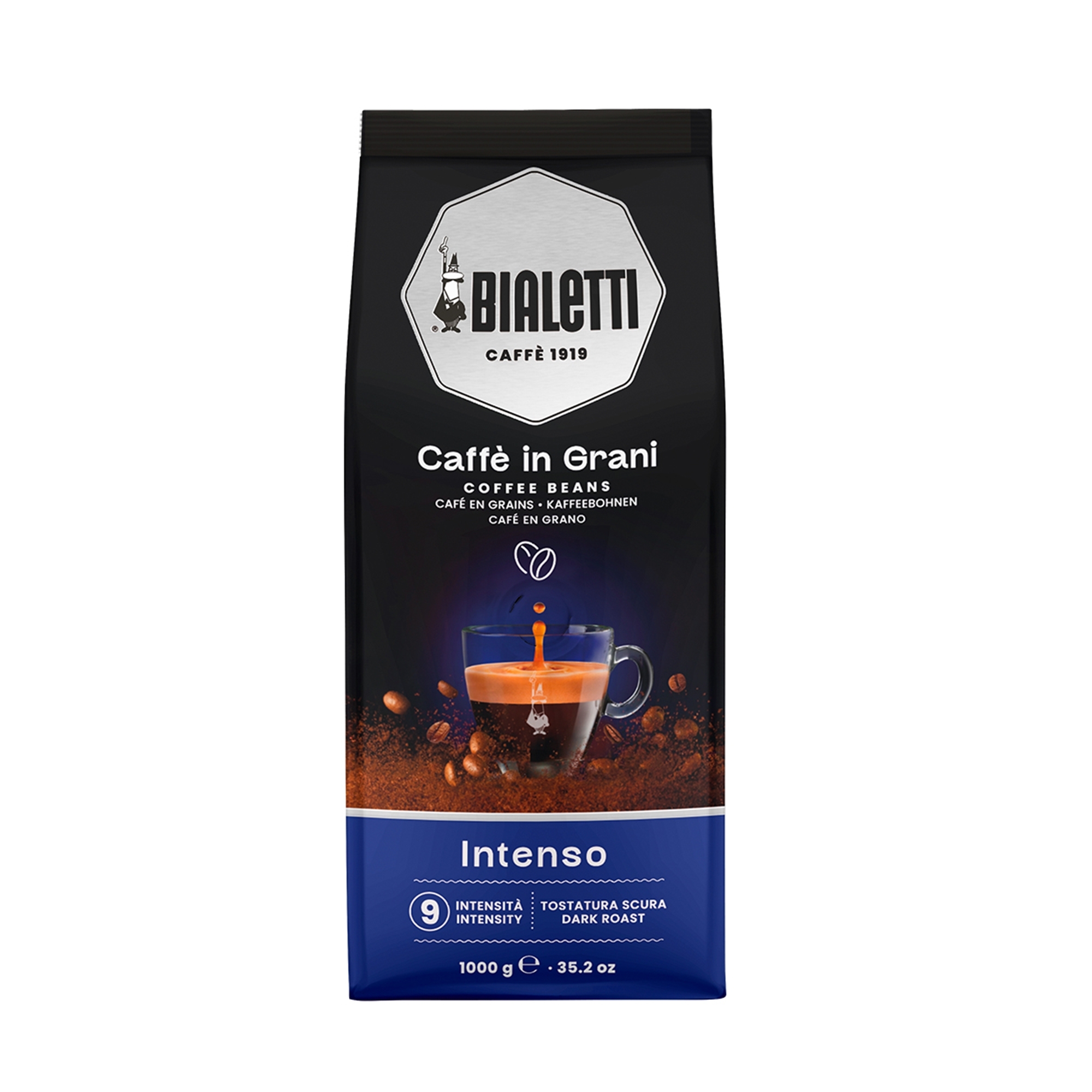 Bialetti - Caffè in Grani Intenso, Kaffeebohnen 1000g