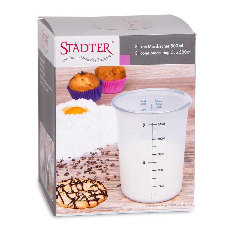 Städter - Messbecher - Transparent - Silikon