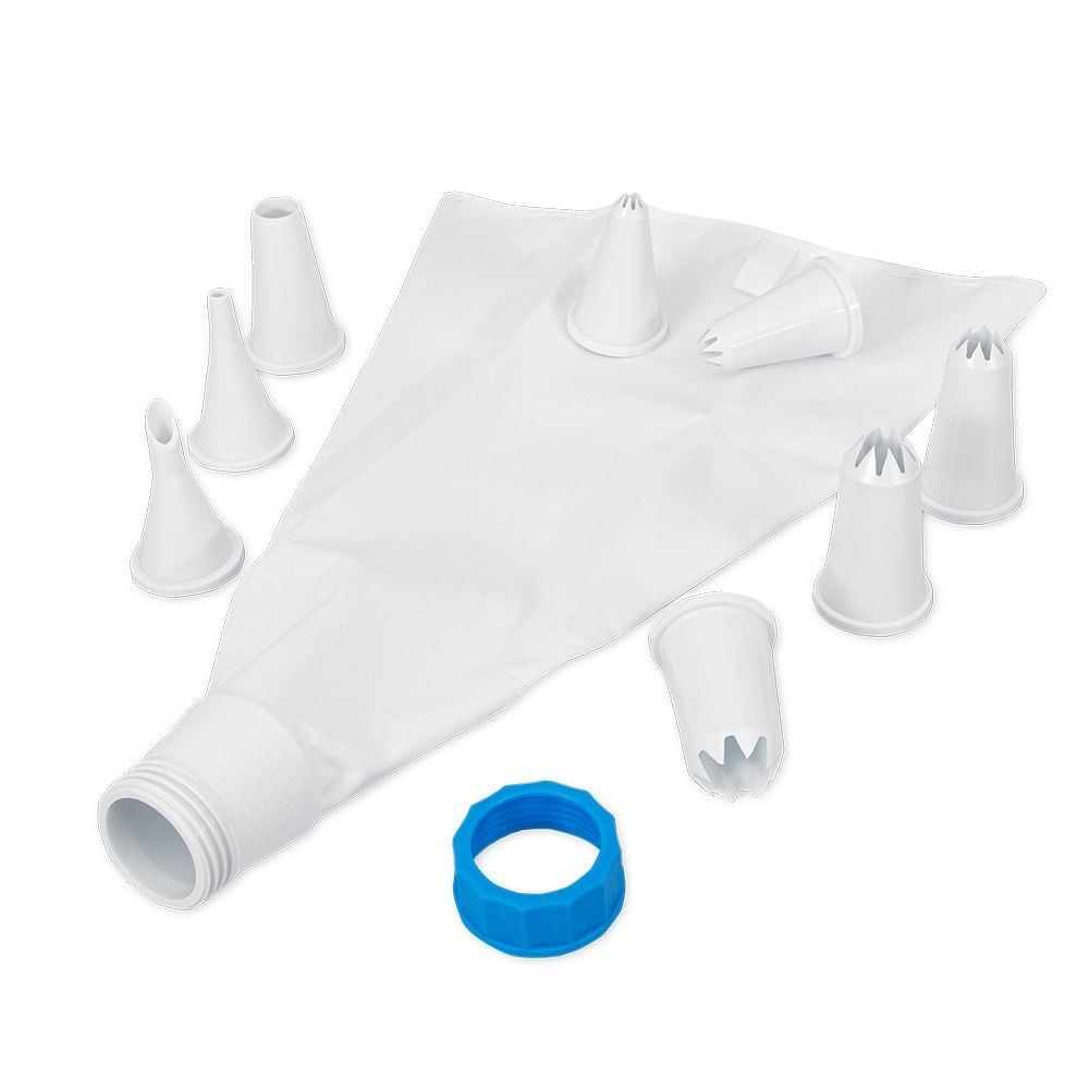 Städter - Decorating nozzles & piping bag big - Set 9 pieces Städter - Decorating nozzles & piping bag big - Set 9 pieces