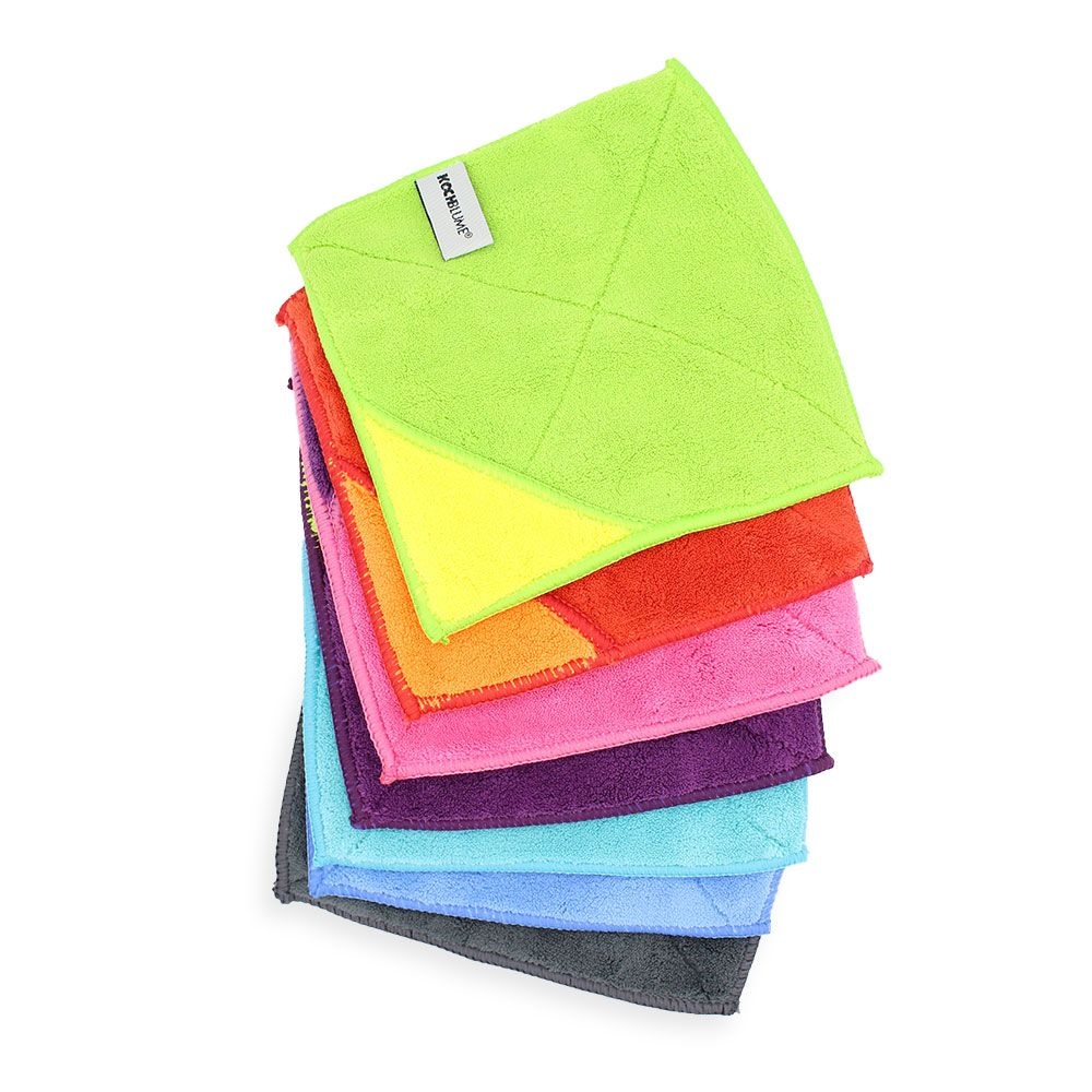 Kochblume - Microfiber cloth 18 x 18 cm, lime/yellow Kochblume - Microfiber cloth 18 x 18 cm, lime/yellow