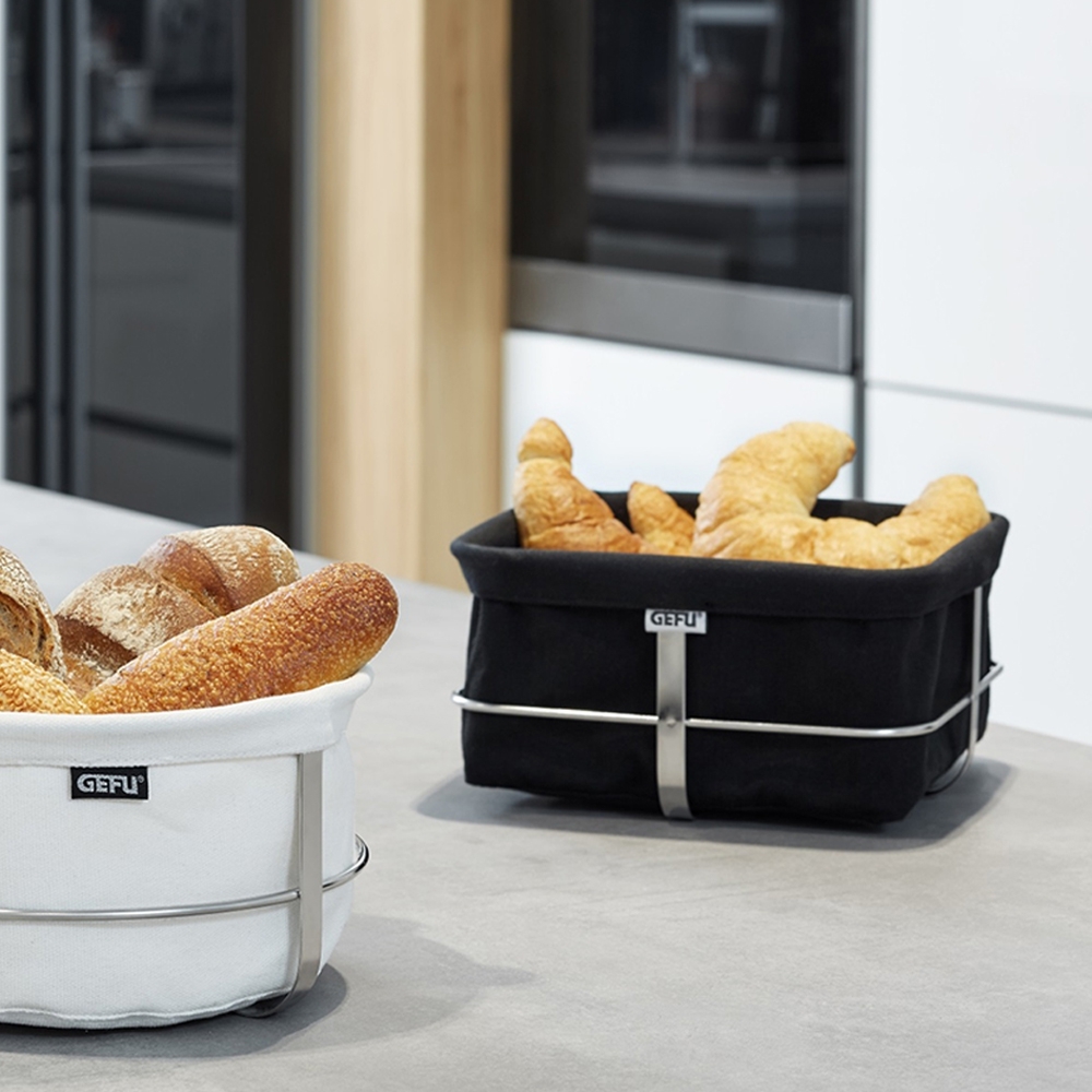 GEFU Bread basket - BRUNCH - angular - black