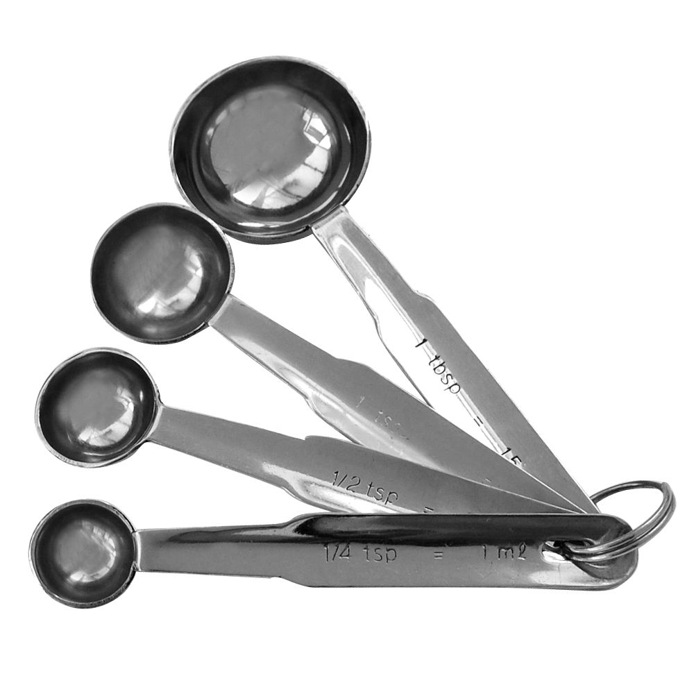 de Buyer - Set mit 4 Edelstahl Messlöffeln de Buyer - Set mit 4 Edelstahl Messlöffeln