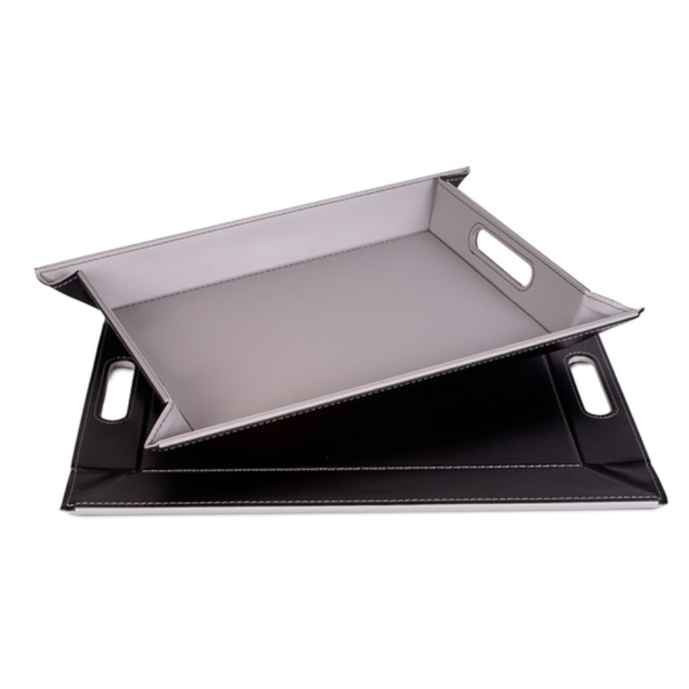 Freeform - Tray - Grey & Black - 45 x 35 cm