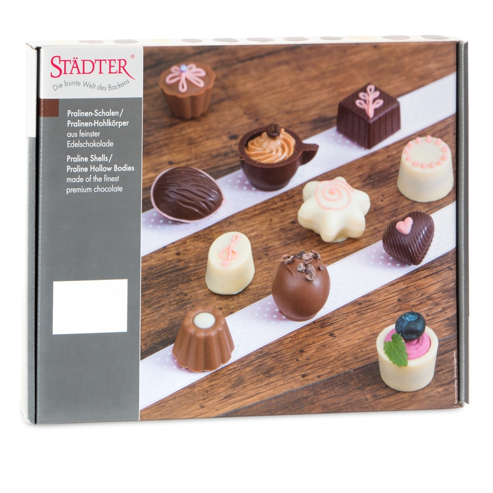 Städter - Pralinen Hohlkörper Truffes Schokolade - 63 Stk.