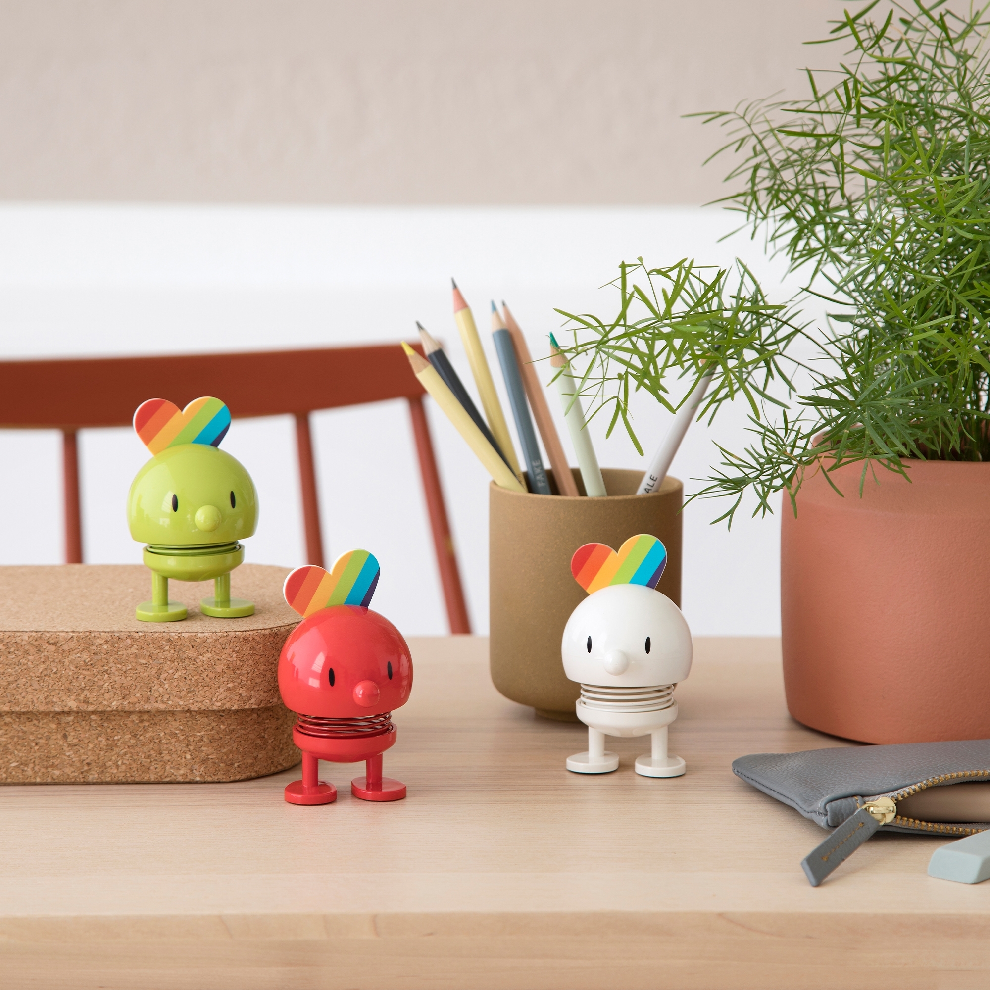 Hoptimist - Rainbow Red - S