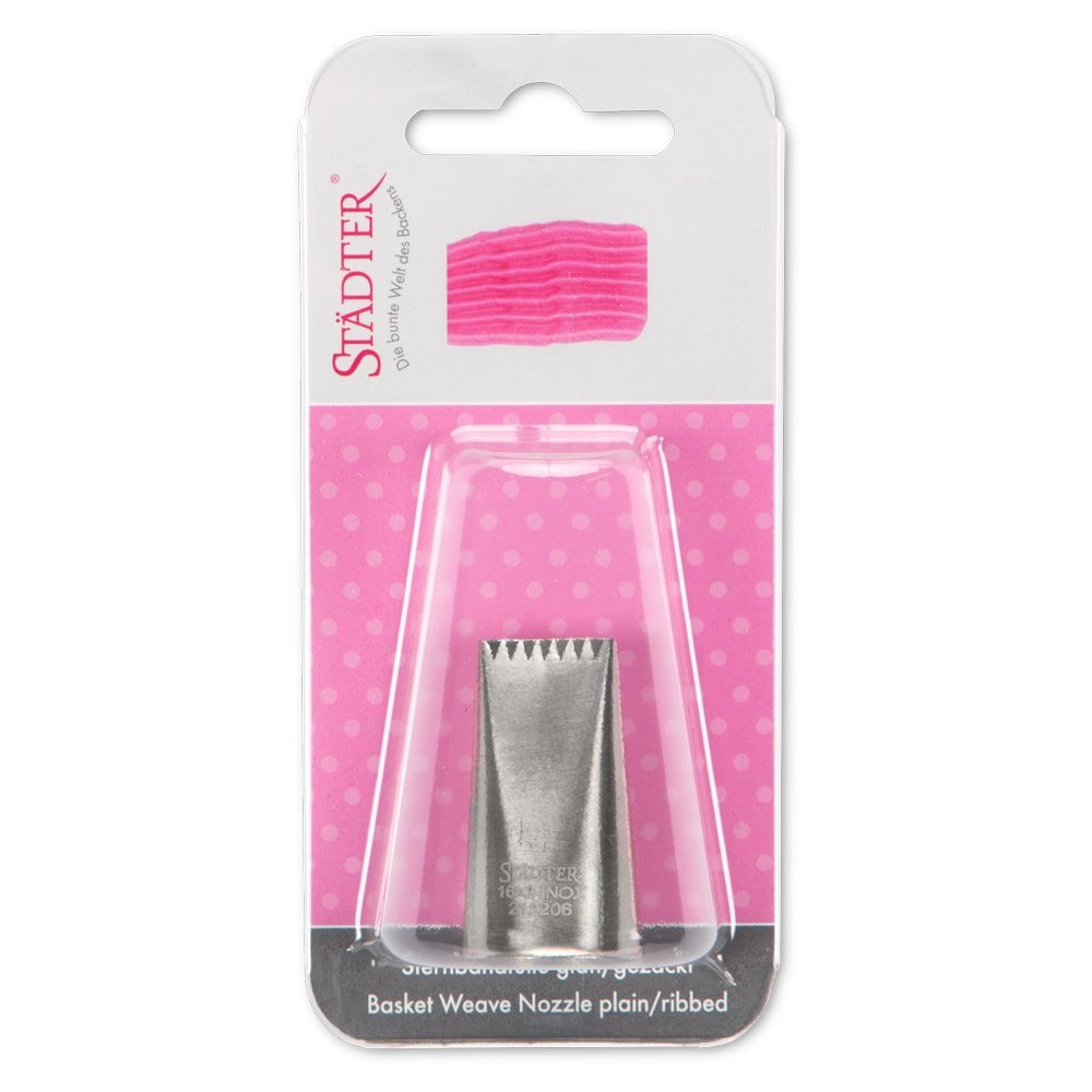 Städter - Fine Line Star ribbon nozzle / Basketweave nozzle - 16 mm