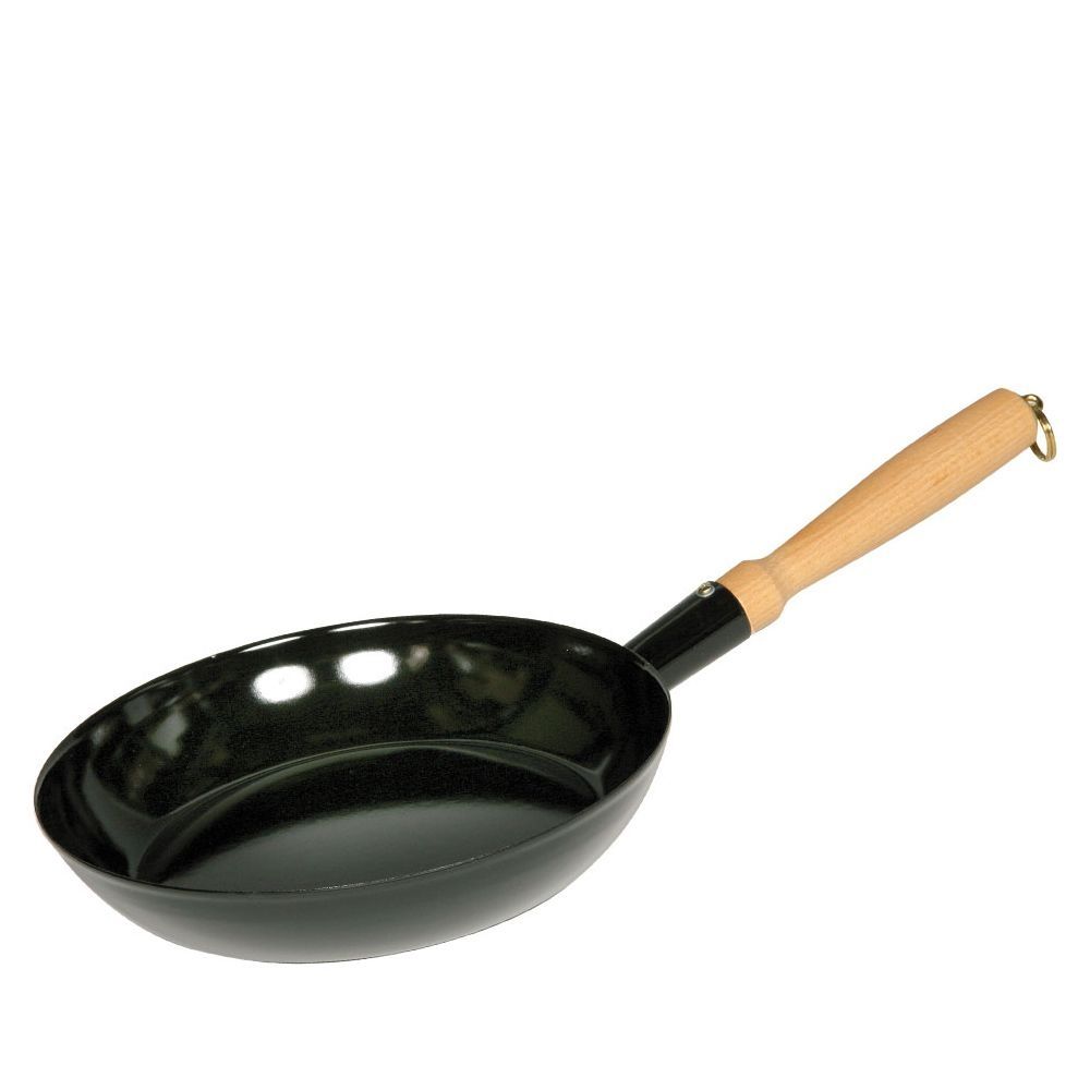 Riess Schlemmerpfanne 26 Cm – Schwarze Emaille, Induktionsgeeignet, Made In Austria